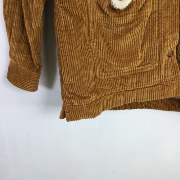 L.L Bean Womens Comfort Corduroy Jacket Long Sleeves Saddle Brown Size XS - Picture 12 of 16
